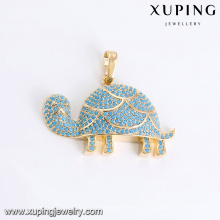 33089 pendentif en forme de charmes en forme de bijoux de bijoux Xuping avec plaqué or